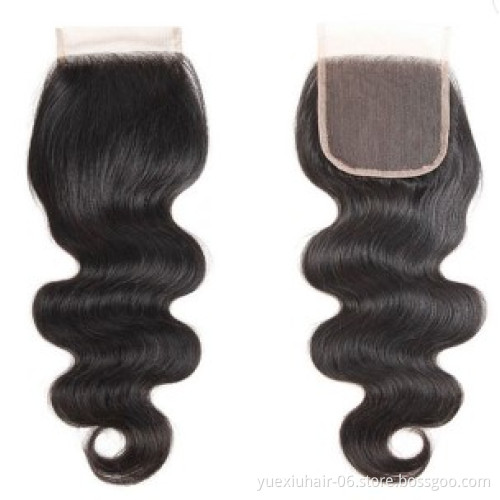 4*4 HD lace closure Remy Hair Brazilian 100% Human Hair closure